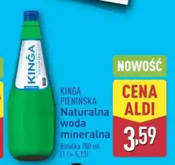 ALDI Woda niegazowana Kinga Pienińska Linia Zielona oferta