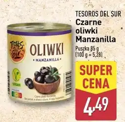 ALDI Oliwki czarne manzanilla Tesoros Del Sur oferta