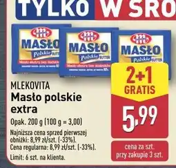 ALDI Masło ekstra Mlekovita Polskie oferta
