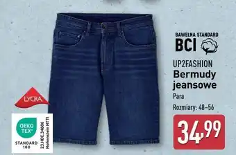 ALDI Bermudy męskie jeansowe 48-56 Up2Fashion oferta