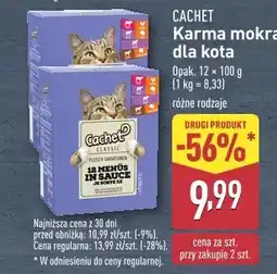 ALDI Karma dla kota mięso w sosie Cachet oferta