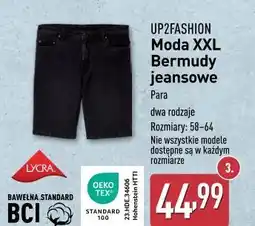 ALDI Bermudy męskie jeansowe 58-64 Up2Fashion oferta