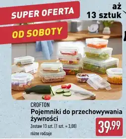 ALDI Pojemnikki na żywność Crofton oferta