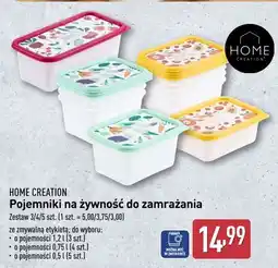 ALDI Pojemniki do zamrażania żywności 0.5 l 157 x 118 125 mm Home Creation oferta
