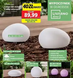 Lidl Lampa solarna lub zestaw 2 lamp oferta