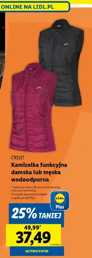 Lidl Kamizelka funkcyjna Crivit oferta