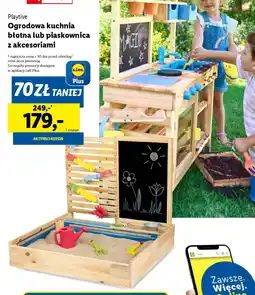 Lidl Playtive Ogrodowa kuchnia błotna lub piaskownica z akcesoriami oferta