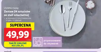 Lidl Zestaw 24 sztućców ze stali szlachetnej LIVARNO home oferta