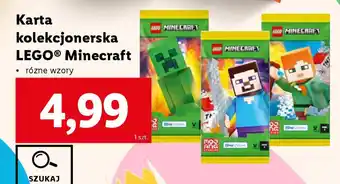 Lidl Karta kolekcjonerska LEGO Minecraft oferta