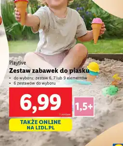 Lidl Zestaw zabawek do piasku Playtive oferta