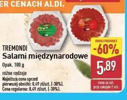 ALDI Salami hiszpańskie chorizo Tremondi oferta