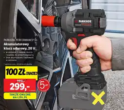 Lidl Akumulatorowy klucz udarowy Parkside Performance oferta