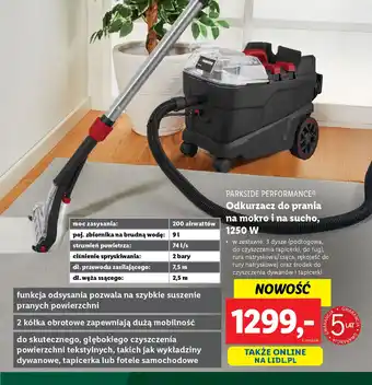 Lidl Odkurzacz do prania Parkside Performance oferta