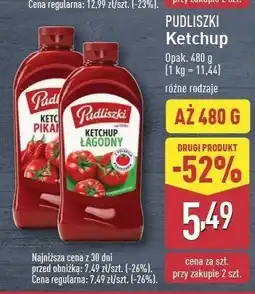 ALDI Ketchup łagodny Pudliszki oferta