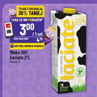 Polomarket Mleko Mleko UHT Łaciate 2% Mlekpol oferta