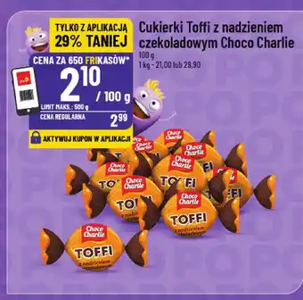 Polomarket Cukierki Toffi z nadzieniem czekoladowym Choco Charlie 100g oferta