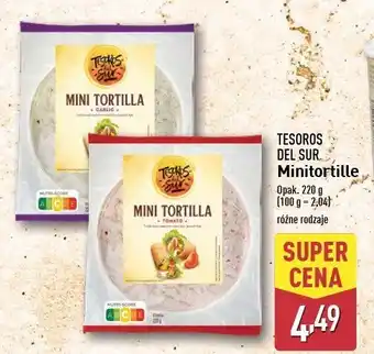 ALDI Mini tortille czosnkowe TESOROS DEL SUR oferta