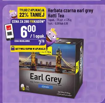 Polomarket Herbata czarna earl grey Hatti Tea 75x1.75g oferta