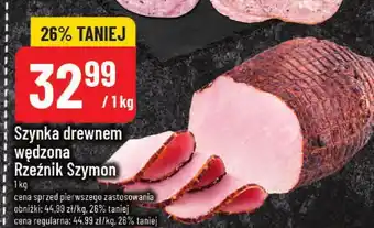 Polomarket Szynka drewnem wędzona Rzeźnik Szymon 1kg oferta