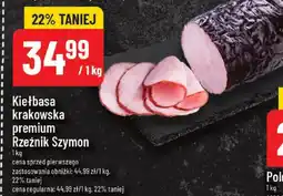 Polomarket Kiełbasa krakowska premium Rzeźnik Szymon 1kg oferta