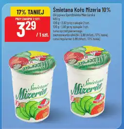 Polomarket Śmietana Koło Mizeria 10% 400g Okręgowa Spółdzielnia Mleczarska oferta