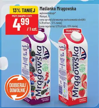 Polomarket Maślanka Mrągowska 1l Mlekpol oferta
