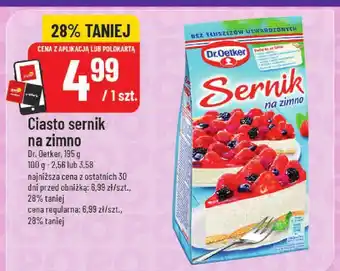 Polomarket Ciasto sernik na zimno Dr. Oetker oferta