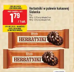 Polomarket Herbatniki w polewie kakaowej Sielanka oferta