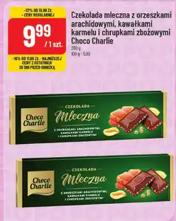 Polomarket Czekolada mleczna z orzeszkami arachidowymi Choco Charlie 200g oferta