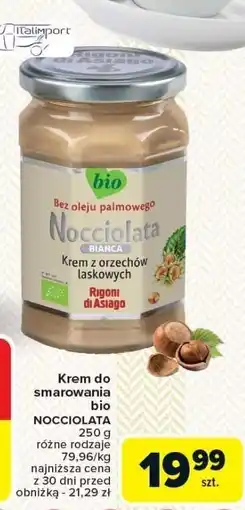 Carrefour Market Krem do smarowania bio Nocciolata oferta