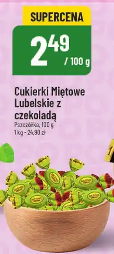 Polomarket Cukierki Miętowe Lubelskie z czekoladą 100g Pszczółka oferta