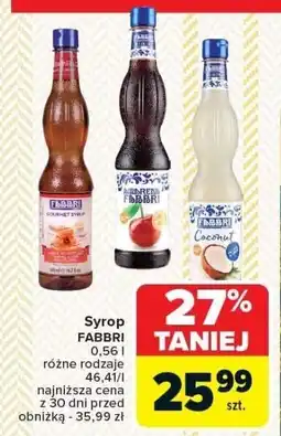 Carrefour Syrop FABBRI 0.56l oferta