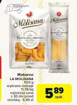 Carrefour Market Makaron LA MOLISANA 500g oferta