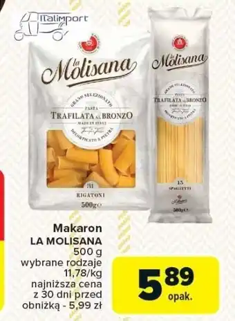 Carrefour Market Makaron LA MOLISANA 500g oferta