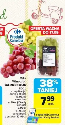 Carrefour Market Miks winogron CARREFOUR 500g oferta