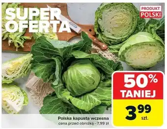 Carrefour Kapusta wczesna polska Carrefour oferta