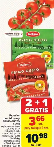 Carrefour Market Przecier pomidorowy PRIMO GUSTO 500g oferta