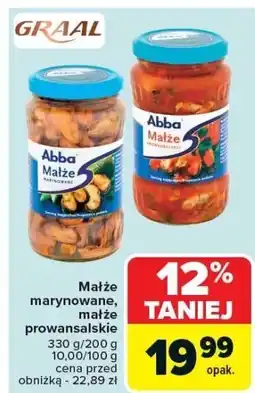 Carrefour Małże marynowane 330g/200g Abba oferta