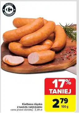 Carrefour Market Kiełbasa śląska Z Naszej Wędzarni 100g oferta