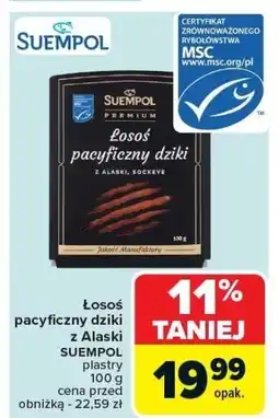 Carrefour Łosoś pacyficzny dziki z Alaski SUEMPOL 100g oferta