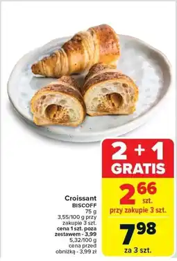 Carrefour Market Croissant Biscoff 75g oferta
