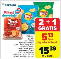 Carrefour Market Chipsy Lay's 110-130g oferta