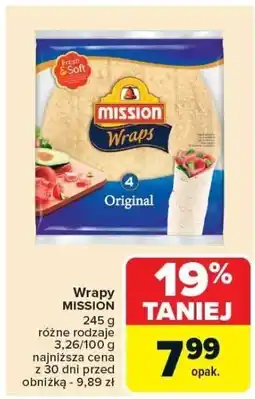 Carrefour Market Wrapy Mission 245g oferta