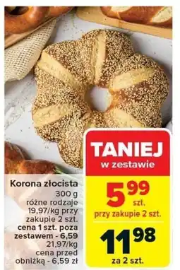 Carrefour Market Korona złocista 300g Carrefour Market oferta