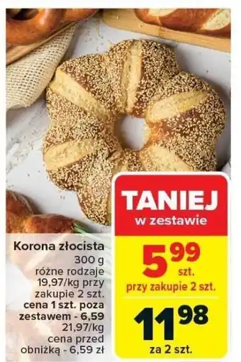 Carrefour Market Korona złocista 300g Carrefour Market oferta