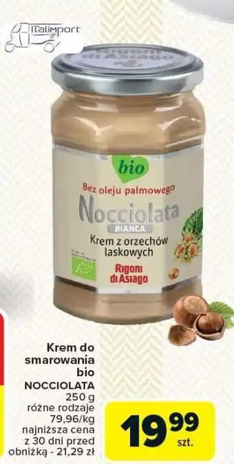 Carrefour Krem do smarowania bio Nocciolata 250 g oferta