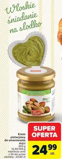 Carrefour Krem pistacjowy do smarowania Pisti 200 g oferta