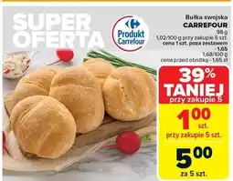 Carrefour Market Bułka swojska Carrefour 98g oferta