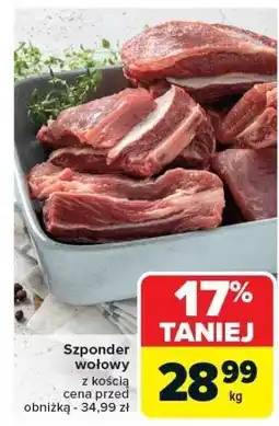 Carrefour Market Szponder wołowy Carrefour Market oferta