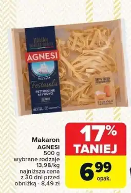 Carrefour Makaron AGNESI 500g oferta